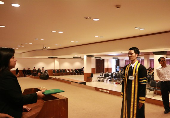 ภาพกิจกรรม พิธีซ้อมรับพระราชทานปริญญาบัตร ประจำปี 2559 วันที่ 5 มกราคม 2560