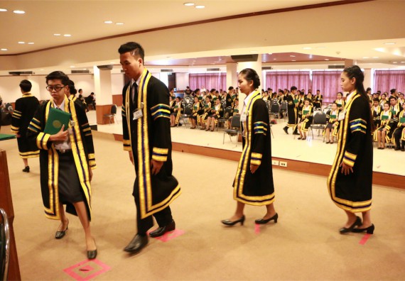 ภาพกิจกรรม พิธีซ้อมรับพระราชทานปริญญาบัตร ประจำปี 2559 วันที่ 5 มกราคม 2560