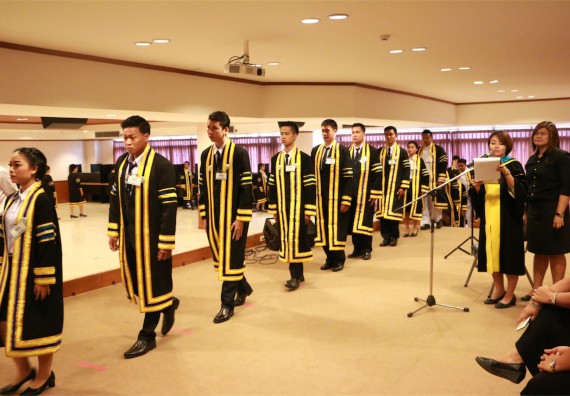 ภาพกิจกรรม พิธีซ้อมรับพระราชทานปริญญาบัตร ประจำปี 2559 วันที่ 5 มกราคม 2560