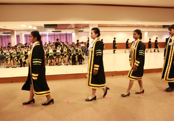 ภาพกิจกรรม พิธีซ้อมรับพระราชทานปริญญาบัตร ประจำปี 2559 วันที่ 5 มกราคม 2560