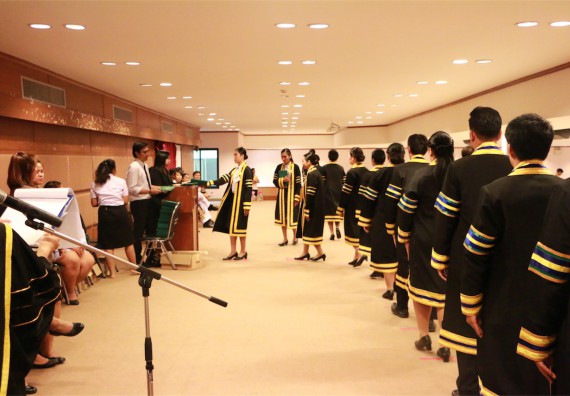 ภาพกิจกรรม พิธีซ้อมรับพระราชทานปริญญาบัตร ประจำปี 2559 วันที่ 5 มกราคม 2560