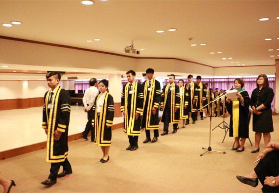 ภาพกิจกรรม พิธีซ้อมรับพระราชทานปริญญาบัตร ประจำปี 2559 วันที่ 5 มกราคม 2560