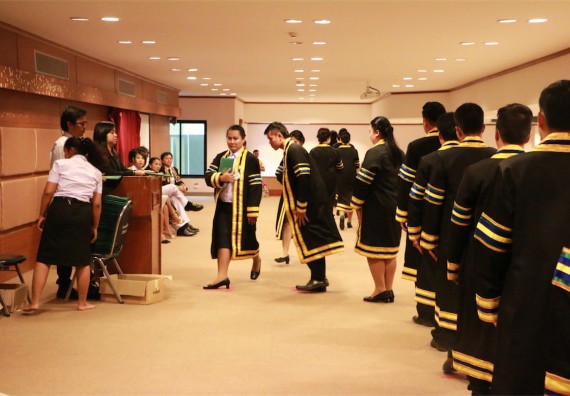 ภาพกิจกรรม พิธีซ้อมรับพระราชทานปริญญาบัตร ประจำปี 2559 วันที่ 5 มกราคม 2560