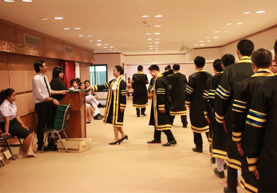 ภาพกิจกรรม พิธีซ้อมรับพระราชทานปริญญาบัตร ประจำปี 2559 วันที่ 5 มกราคม 2560