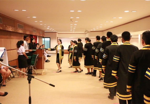 ภาพกิจกรรม พิธีซ้อมรับพระราชทานปริญญาบัตร ประจำปี 2559 วันที่ 5 มกราคม 2560