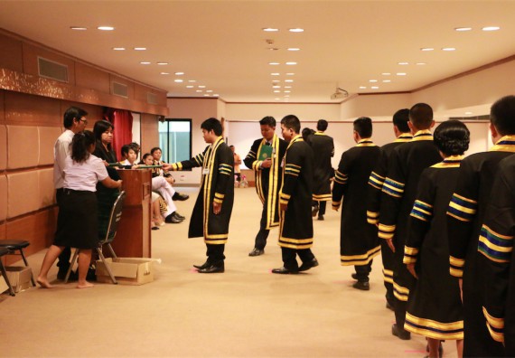 ภาพกิจกรรม พิธีซ้อมรับพระราชทานปริญญาบัตร ประจำปี 2559 วันที่ 5 มกราคม 2560