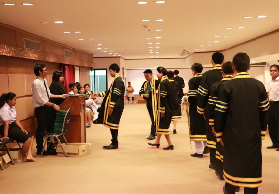 ภาพกิจกรรม พิธีซ้อมรับพระราชทานปริญญาบัตร ประจำปี 2559 วันที่ 5 มกราคม 2560