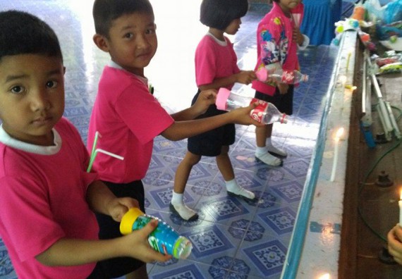 ภาพกิจกรรม คณะวิทยาศาสตร์และเทคโนโลยี จัดการอบรมเชิงปฏิบัติการ ค่ายวิทยาศาสตร์น้อย | โรงเรียนบ้านไตรตรึงษ์