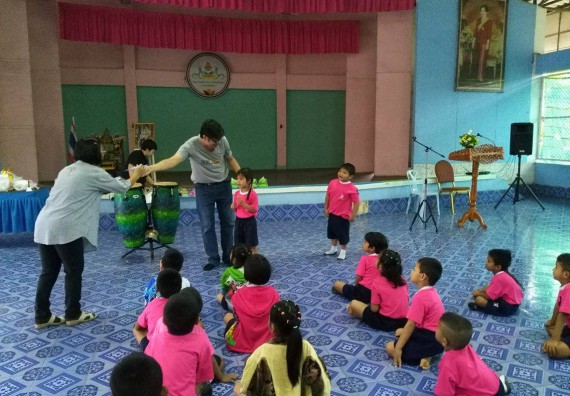 ภาพกิจกรรม คณะวิทยาศาสตร์และเทคโนโลยี จัดการอบรมเชิงปฏิบัติการ ค่ายวิทยาศาสตร์น้อย | โรงเรียนบ้านไตรตรึงษ์