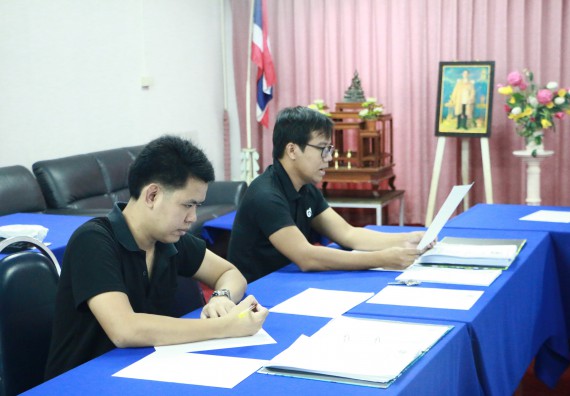 ภาพกิจกรรม ศูนย์ส่งเสริมและตรวจสอบการผลิตตามมาตรฐานความปลอดภัยทางอาหาร จัดประชุมการทบทวนการบริหารระบบมาตรฐานห้องปฏิบัติการ ISO/IEC 17025:2005 ประจำปี 2559