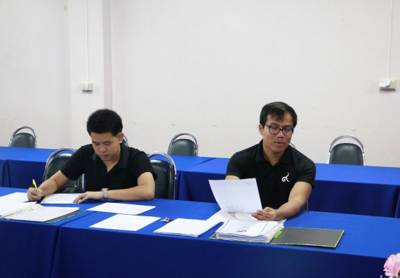 ภาพกิจกรรม ศูนย์ส่งเสริมและตรวจสอบการผลิตตามมาตรฐานความปลอดภัยทางอาหาร จัดประชุมการทบทวนการบริหารระบบมาตรฐานห้องปฏิบัติการ ISO/IEC 17025:2005 ประจำปี 2559