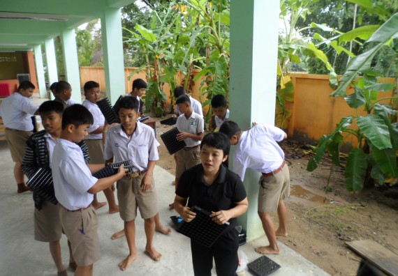 ภาพกิจกรรม โปรแกรมวิชาเกษตรศาสตร์ อบรมโครงการ การขยายพันธุ์พืชผักสวนครัว