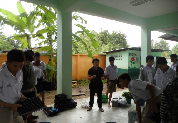 ภาพกิจกรรม โปรแกรมวิชาเกษตรศาสตร์ อบรมโครงการ การขยายพันธุ์พืชผักสวนครัว