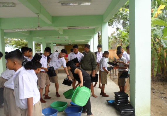 ภาพกิจกรรม โปรแกรมวิชาเกษตรศาสตร์ อบรมโครงการ การขยายพันธุ์พืชผักสวนครัว
