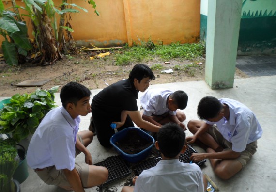 ภาพกิจกรรม โปรแกรมวิชาเกษตรศาสตร์ อบรมโครงการ การขยายพันธุ์พืชผักสวนครัว