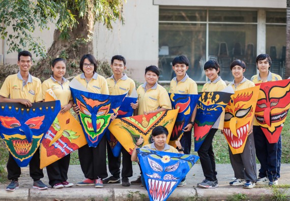 ภาพกิจกรรม คณะวิทยาศาสตร์และเทคโนโลยี เข้าร่วมพิธีเปิดการแสดงดนตรีและนาฎศิลป์นานาชาติ ครั้งที่ 7 