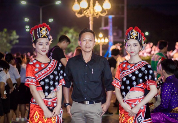 ภาพกิจกรรม คณะวิทยาศาสตร์และเทคโนโลยี เข้าร่วมพิธีเปิดการแสดงดนตรีและนาฎศิลป์นานาชาติ ครั้งที่ 7 