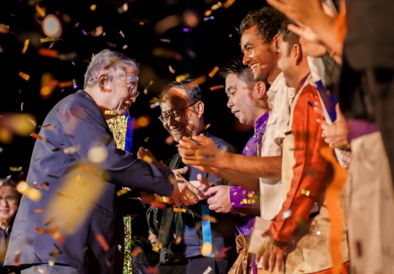 ภาพกิจกรรม คณะวิทยาศาสตร์และเทคโนโลยี เข้าร่วมพิธีเปิดการแสดงดนตรีและนาฎศิลป์นานาชาติ ครั้งที่ 7 