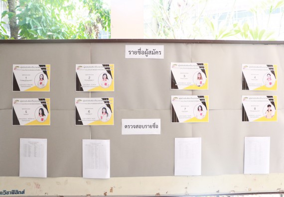 ภาพกิจกรรม เลือกตั้งคณะกรรมการสโมสรนักศึกษา คณะวิทยาศาสตร์และเทคโนโลยี