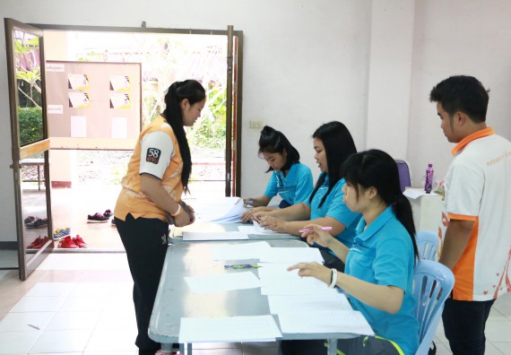 ภาพกิจกรรม เลือกตั้งคณะกรรมการสโมสรนักศึกษา คณะวิทยาศาสตร์และเทคโนโลยี