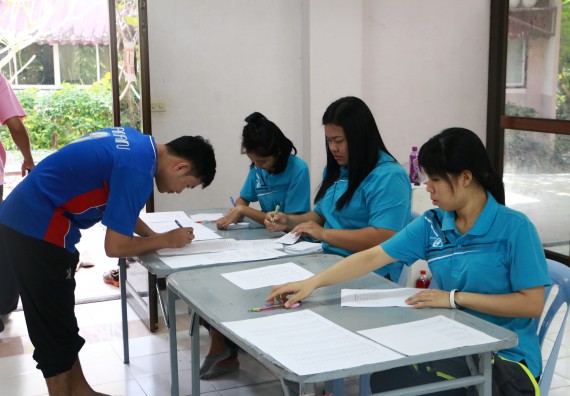 ภาพกิจกรรม เลือกตั้งคณะกรรมการสโมสรนักศึกษา คณะวิทยาศาสตร์และเทคโนโลยี