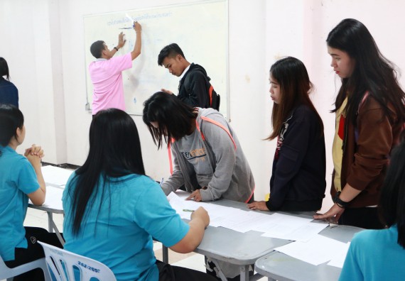 ภาพกิจกรรม เลือกตั้งคณะกรรมการสโมสรนักศึกษา คณะวิทยาศาสตร์และเทคโนโลยี