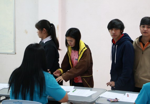 ภาพกิจกรรม เลือกตั้งคณะกรรมการสโมสรนักศึกษา คณะวิทยาศาสตร์และเทคโนโลยี