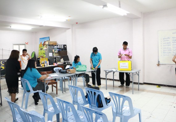 ภาพกิจกรรม เลือกตั้งคณะกรรมการสโมสรนักศึกษา คณะวิทยาศาสตร์และเทคโนโลยี