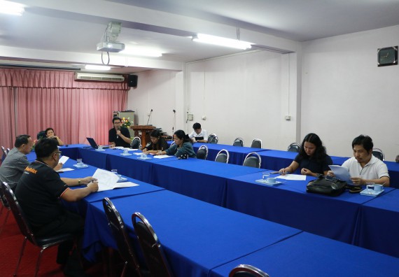 ภาพกิจกรรม คณะวิทยาศาสตร์และเทคโนโลยี ประชุม เรื่อง การเตรียมงานราชภัฏวิชาการ ครั้งที่ 13