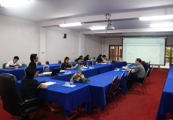 ภาพกิจกรรม คณะวิทยาศาสตร์และเทคโนโลยี ประชุม เรื่อง การเตรียมงานราชภัฏวิชาการ ครั้งที่ 13