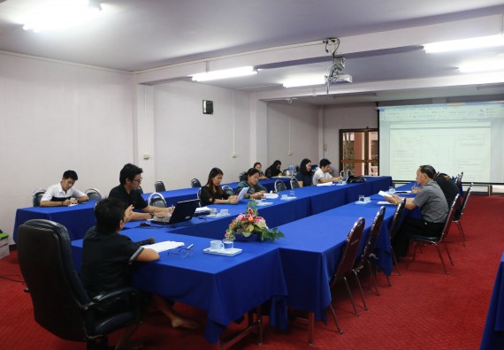 ภาพกิจกรรม คณะวิทยาศาสตร์และเทคโนโลยี ประชุม เรื่อง การเตรียมงานราชภัฏวิชาการ ครั้งที่ 13