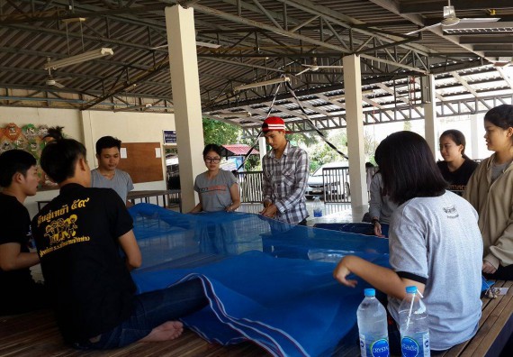 ภาพกิจกรรม โปรแกรมวิชาชีววิทยา ได้จัดกิจกรรมประชุมกลุ่มเกษตรกรสำรวจความต้องการชาวบ้านในการเลี้ยงไส้เดือน