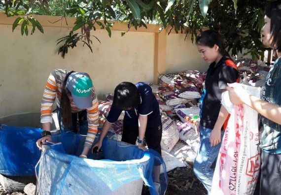 ภาพกิจกรรม โปรแกรมวิชาชีววิทยา ได้จัดกิจกรรมส่งเสริมการเลี้ยงไส้เดือนดิน