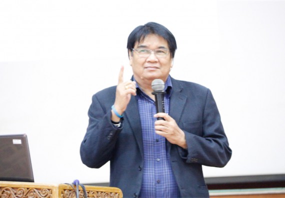 ภาพกิจกรรม คณะวิทยาศาสตร์และเทคโนโลยี จัดกิจกรรมส่งเสริมคุณธรรมจริยธรรมสำหรับนักศึกษา