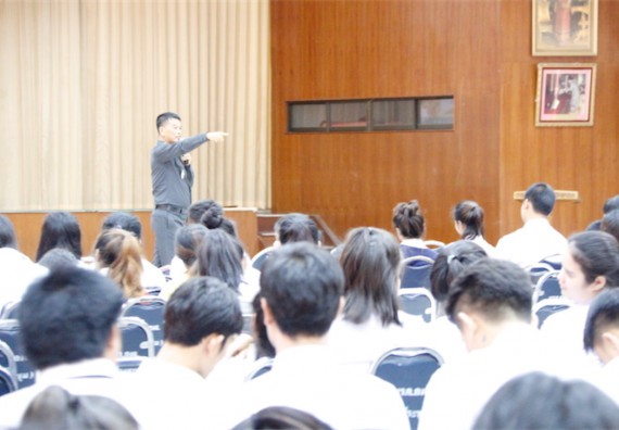 ภาพกิจกรรม คณะวิทยาศาสตร์และเทคโนโลยี จัดกิจกรรมส่งเสริมคุณธรรมจริยธรรมสำหรับนักศึกษา