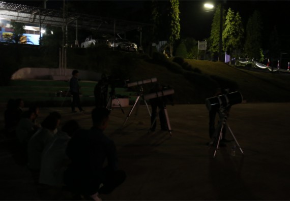 ภาพกิจกรรม โปรแกรมวิชาฟิสิกส์ จัดค่ายดาราศาสตร์สัญจร ปีที่ 4