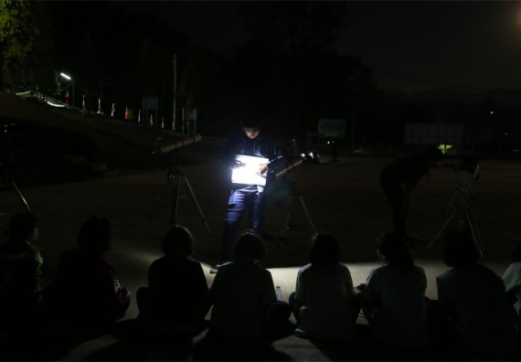 ภาพกิจกรรม โปรแกรมวิชาฟิสิกส์ จัดค่ายดาราศาสตร์สัญจร ปีที่ 4