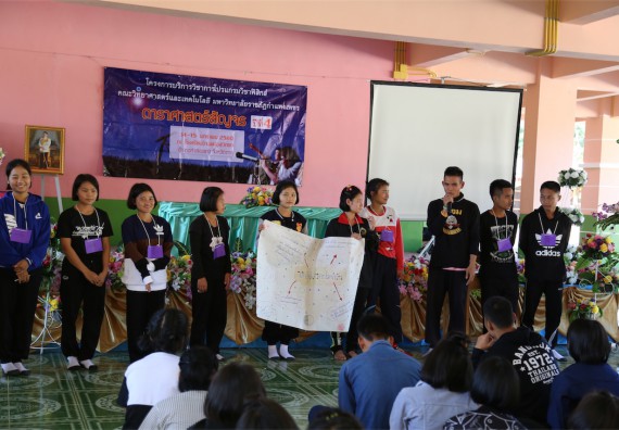 ภาพกิจกรรม โปรแกรมวิชาฟิสิกส์ จัดค่ายดาราศาสตร์สัญจร ปีที่ 4