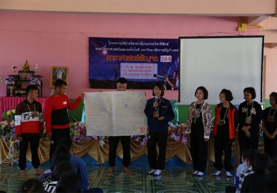 ภาพกิจกรรม โปรแกรมวิชาฟิสิกส์ จัดค่ายดาราศาสตร์สัญจร ปีที่ 4