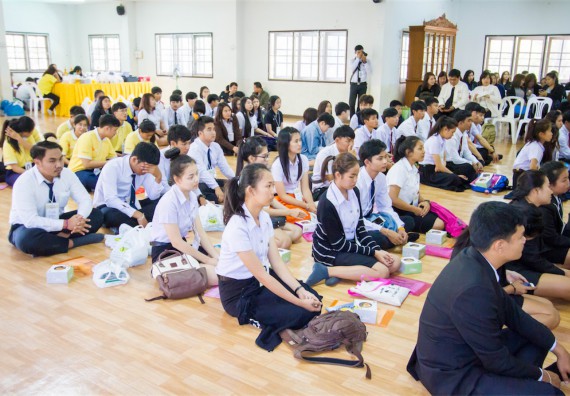 ภาพกิจกรรม โครงการอบรมเชิงปฏิบัติการค่ายอาสาบำเพ็ญประโยชน์ส่งเสริมสุขภาพ เสริมสร้างคุณธรรมจริยธรรมและบูรณาการเรียนรู้เพื่อทำนุบำรุงศิลปวัฒนธรรม ครั้งที่ 3