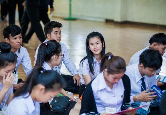 ภาพกิจกรรม โครงการอบรมเชิงปฏิบัติการค่ายอาสาบำเพ็ญประโยชน์ส่งเสริมสุขภาพ เสริมสร้างคุณธรรมจริยธรรมและบูรณาการเรียนรู้เพื่อทำนุบำรุงศิลปวัฒนธรรม ครั้งที่ 3