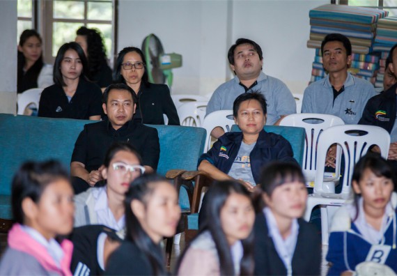 ภาพกิจกรรม โครงการอบรมเชิงปฏิบัติการค่ายอาสาบำเพ็ญประโยชน์ส่งเสริมสุขภาพ เสริมสร้างคุณธรรมจริยธรรมและบูรณาการเรียนรู้เพื่อทำนุบำรุงศิลปวัฒนธรรม ครั้งที่ 3