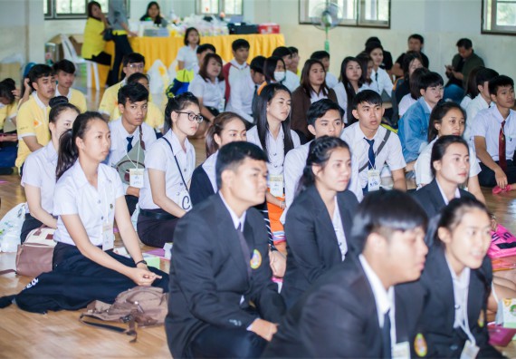 ภาพกิจกรรม โครงการอบรมเชิงปฏิบัติการค่ายอาสาบำเพ็ญประโยชน์ส่งเสริมสุขภาพ เสริมสร้างคุณธรรมจริยธรรมและบูรณาการเรียนรู้เพื่อทำนุบำรุงศิลปวัฒนธรรม ครั้งที่ 3