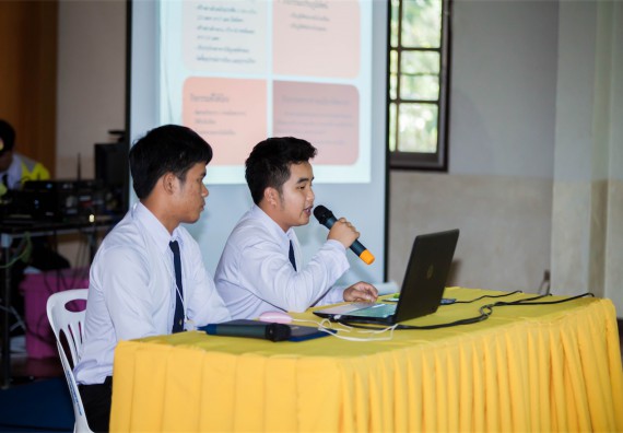 ภาพกิจกรรม โครงการอบรมเชิงปฏิบัติการค่ายอาสาบำเพ็ญประโยชน์ส่งเสริมสุขภาพ เสริมสร้างคุณธรรมจริยธรรมและบูรณาการเรียนรู้เพื่อทำนุบำรุงศิลปวัฒนธรรม ครั้งที่ 3