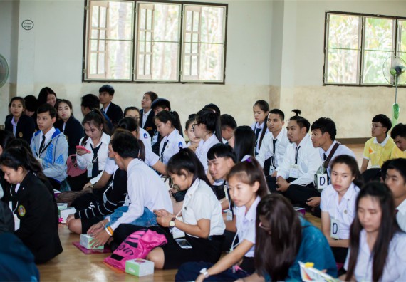 ภาพกิจกรรม โครงการอบรมเชิงปฏิบัติการค่ายอาสาบำเพ็ญประโยชน์ส่งเสริมสุขภาพ เสริมสร้างคุณธรรมจริยธรรมและบูรณาการเรียนรู้เพื่อทำนุบำรุงศิลปวัฒนธรรม ครั้งที่ 3