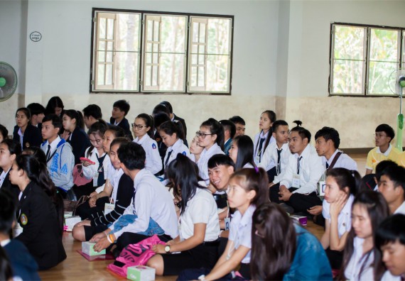 ภาพกิจกรรม โครงการอบรมเชิงปฏิบัติการค่ายอาสาบำเพ็ญประโยชน์ส่งเสริมสุขภาพ เสริมสร้างคุณธรรมจริยธรรมและบูรณาการเรียนรู้เพื่อทำนุบำรุงศิลปวัฒนธรรม ครั้งที่ 3