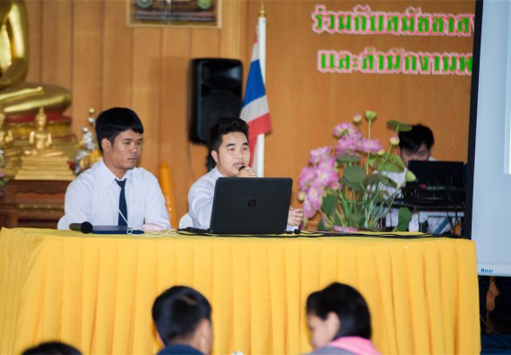 ภาพกิจกรรม โครงการอบรมเชิงปฏิบัติการค่ายอาสาบำเพ็ญประโยชน์ส่งเสริมสุขภาพ เสริมสร้างคุณธรรมจริยธรรมและบูรณาการเรียนรู้เพื่อทำนุบำรุงศิลปวัฒนธรรม ครั้งที่ 3