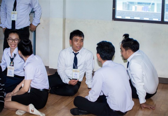 ภาพกิจกรรม โครงการอบรมเชิงปฏิบัติการค่ายอาสาบำเพ็ญประโยชน์ส่งเสริมสุขภาพ เสริมสร้างคุณธรรมจริยธรรมและบูรณาการเรียนรู้เพื่อทำนุบำรุงศิลปวัฒนธรรม ครั้งที่ 3