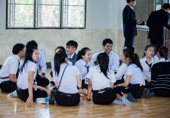 ภาพกิจกรรม โครงการอบรมเชิงปฏิบัติการค่ายอาสาบำเพ็ญประโยชน์ส่งเสริมสุขภาพ เสริมสร้างคุณธรรมจริยธรรมและบูรณาการเรียนรู้เพื่อทำนุบำรุงศิลปวัฒนธรรม ครั้งที่ 3