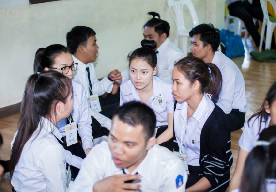 ภาพกิจกรรม โครงการอบรมเชิงปฏิบัติการค่ายอาสาบำเพ็ญประโยชน์ส่งเสริมสุขภาพ เสริมสร้างคุณธรรมจริยธรรมและบูรณาการเรียนรู้เพื่อทำนุบำรุงศิลปวัฒนธรรม ครั้งที่ 3